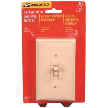 Wiremold B2S Switch Kit, Ivory