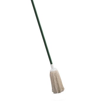 Libman 0088 Deck Mop, 47.63 in L, Cotton Mop Head, Steel Handle