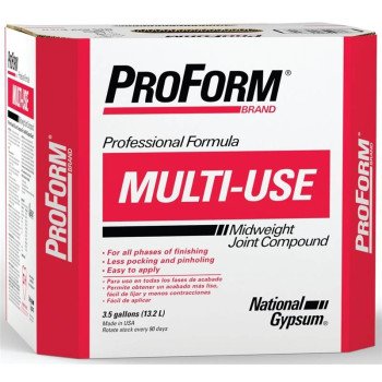 Proform JT0087 Joint Compound, Paste, Gray, 3.5 gal