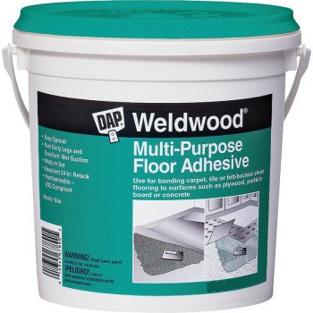 DAP 00144 Floor Adhesive, Off-White, 4 gal Pail