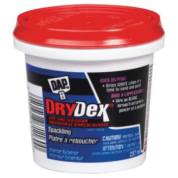 DAP DRYDex 71160 Spackling Compound, Pink/White, 237 mL