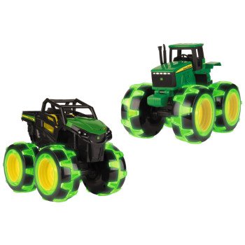 John Deere Toys 46434B Wheel Assortment, 3 years and Up, Internal Light/Music: Internal Light and Music