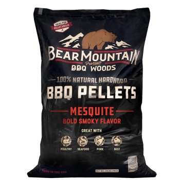 Bear Mountain FK17 BBQ Pellet, Mesquite, 20 in L, Hardwood, 20 lb Bag