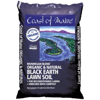 Coast of Maine 1CBMG Earth Lawn Soil, 10 to 15 sq-ft Coverage Area, Black, 1 cu-ft Bag