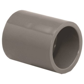 Lasco 829012BC Pipe Coupling, 1-1/4 in, Slip, PVC, SCH 80 Schedule