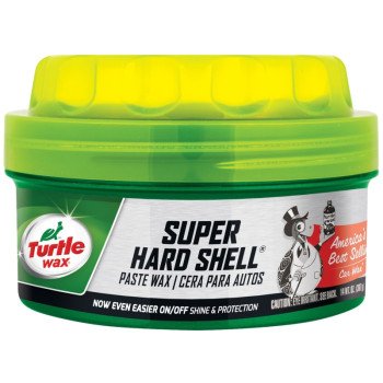 Turtle Wax SUPER HARD SHELL T222 Car Wax, 14 oz, Paste, Typical Solvent