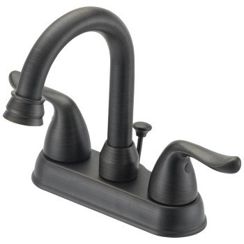 Boston Harbor TQ-5111080RW Lavatory Faucet, 1.2 gpm, 2-Faucet Handle, 3-Faucet Hole, Metal/Plastic, Venetian Bronze