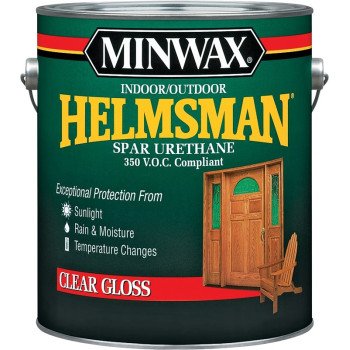 Minwax Helmsman 132150000 Spar Urethane Paint, Gloss, Liquid, 1 gal, Pail