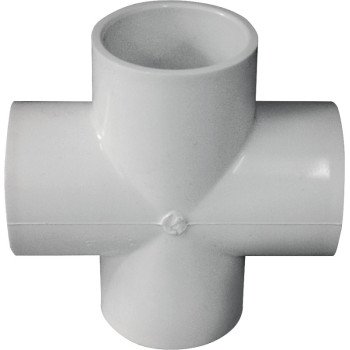 IPEX 435473 Pipe Cross, 1-1/2 in, PVC, SCH 40 Schedule