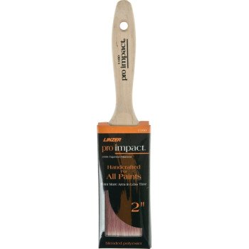 Linzer WC 1160-2 Paint Brush, 2 in W, 2-1/2 in L Bristle, Polyester Bristle, Beaver Tail Handle