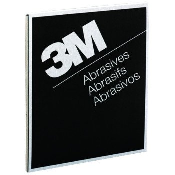 3M 02006 Abrasive Sheet, 11 in L, 9 in W, 240 Grit, Medium, Silicone Carbide Abrasive