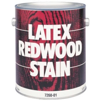 Valspar 057.7260-01.007 Latex Stain, Redwood, 1 gal