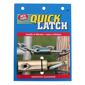 New Farm Quick Latch WA Gate Latch, Stainless Steel, For: 1/4 in Proof Chain