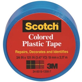 191BL BLU PLAST TAPE1-1/2X125