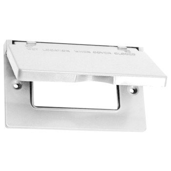 BWF 511HW-1 Cover, Metal, White, Powder-Coated