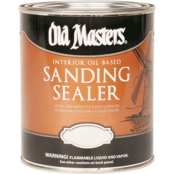 Old Masters 45001 Sanding Sealer, Clear, Liquid, 1 gal, Can