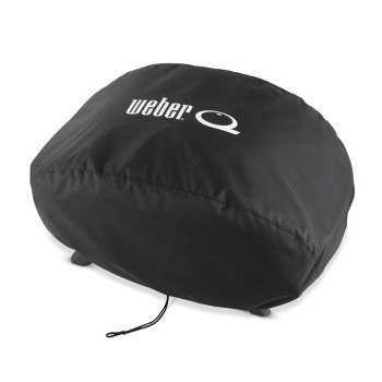 Weber 3400232 Grill Cover, 30 in W, 19.7 in D, 16.7 in H, PET, Black