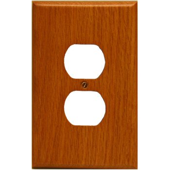 4-430D HONEY OAK WALLPLATE 1-D