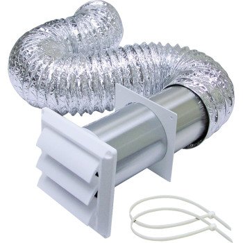 Lambro 407W Louvered Vent Kit, 10-Piece