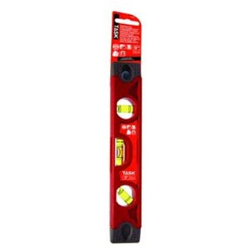 TASK T58019 Torpedo Level, 9 in L, Magnetic, Polycarbonate