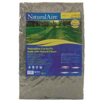 NaturalAire SM1006 Air Filter, 20 in L, 30 in W, 4 MERV, Synthetic Roll Frame