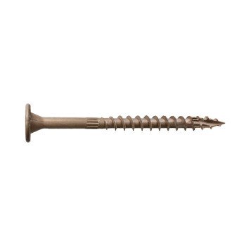 Simpson Strong-Tie Strong-Drive SDWS SDWS16212Q-R50 SDWS Framing Screw, 2-1/2 in L, Serrated Thread, Low-Profile Head