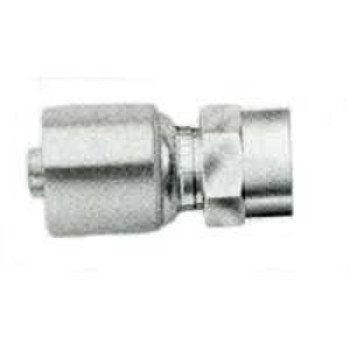 Gates MegaCrimp G25110-0808 Hose Coupling, 1/2-14, Crimp x NPTF, Straight Angle, Steel, Zinc