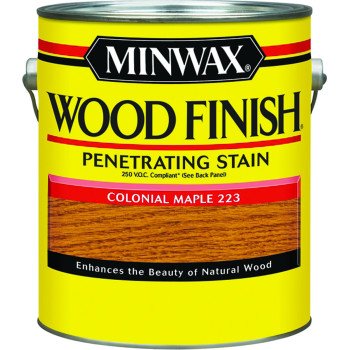 Minwax Wood Finish 710750000 Wood Stain, Colonial Maple, Liquid, 1 gal, Can