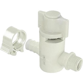 Flair-It 30888 Stop Valve, 1/2 x 3/8 in Connection, PEX x Compression, 100 psi Pressure, Polysulfone Body