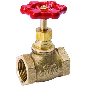 B & K ProLine Series 106-004NL Globe Valve, 3/4 in Connection, IPS, 125/200 psi Pressure, Brass Body