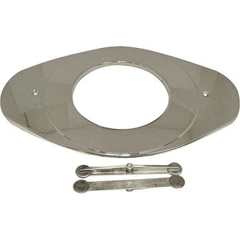 Danco 80054 Remodeling Cover, 13 in L, 8-1/8 in W, Plastic/Stainless Steel/Zinc, For: Universal Tub/Shower Faucet