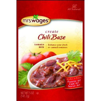 Mrs. Wages W537-J4425 Canning Chili Mix, 5 oz Pouch