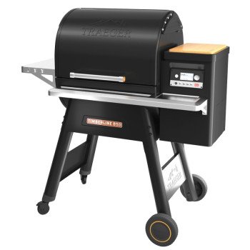 Traeger 850 TFB85WLE Pellet Grill, 366 sq-in Primary Cooking Surface, 308 sq-in Secondary Cooking Surface, Steel Body