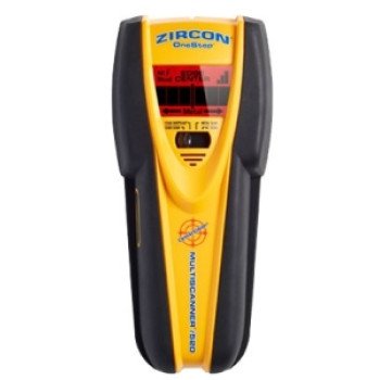 Zircon 63960 Multi-Scanner OneStep i520 with Battery, 9 V Battery, 1-1/2 in Detection, Detectable Material: Metal/Wood