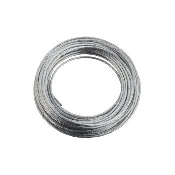 National Hardware V2565 Series N260-323 Braided Wire, 25 ft L, Galvanized Steel, 35 lb