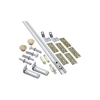 National Hardware N343-731 Folding Door Hardware Set, 60 in L Dimensions, Steel, Surface, For: Bi-Fold Doors