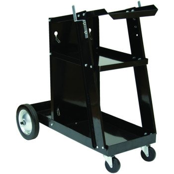 Forney 332 Portable Welding Cart with Cylinder Rack, 90 lb, 3-Shelf, 11-1/2 in OAW, 27-1/2 in OAH