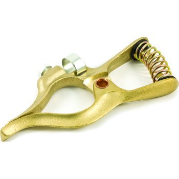 Forney 54405 Ground Clamp, 2 in Jaw Opening, #1 Wire, Brass, 500 A