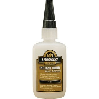 Titebond 6201 Wood Glue, Clear, 2 oz Bottle