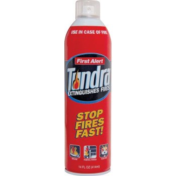 First Alert Tundra AF400 Fire Extinguishing Aerosol Spray, 2.5 lb