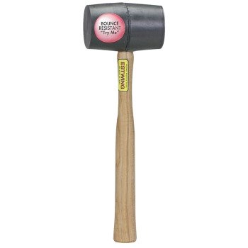 Estwing DH-18 Mallet, 18 oz Head, Deadhead, Rubber Head, 15 in OAL