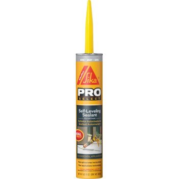 Sika SIKAFLEX PRO SELECT Series 515304 Self-Leveling Sealant, Gray, 10.1 fl-oz Cartridge