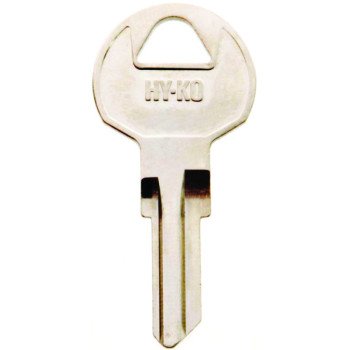 Hy-Ko 11010IN29 Key Blank, Brass, Nickel, For: ILCO Cabinet, House Locks and Padlocks