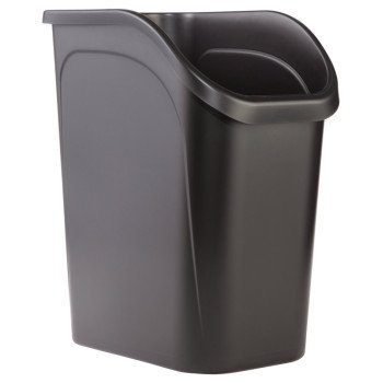 Rubbermaid 2111429 Under Counter Waste Basket, 9 gal Capacity, Black