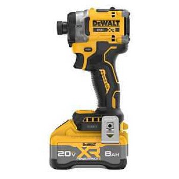 DEWALT XR Series DCF860WW1 Impact Driver Kit, Battery Included, 20 V, 8 Ah, 1/4 in Drive, Hex Drive, 3800 rpm Speed