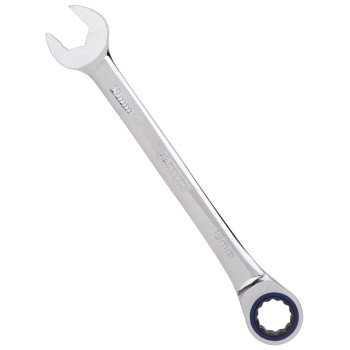 Vulcan PG19MM Combination Wrench, Metric, 19 mm Head, Chrome Vanadium Steel, Polished Mirror