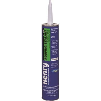 Henry FlashMaster 289 Series HE289004 Roof Sealant, White, Liquid, 10.1 oz Cartridge