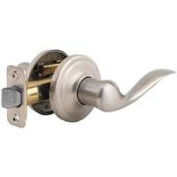 Kwikset Signature Series 720TNL 200 15RCAL Passage Lever, Non-Locking Lock, Satin Nickel, Zinc, Residential, 2 Grade