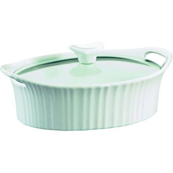 Corningware 1105929 Casserole Dish, 1.5 qt Capacity, Stoneware, French White, Dishwasher Safe: Yes