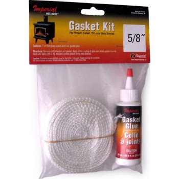 Imperial GA0011 Gasket Tape Kit, 7 ft L, 3/4 in W, Fiberglass Pack